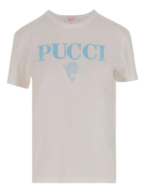 PUCCI cotton t-shirt - White - zdjęcie produktu nr 1