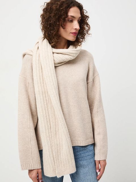 Medicine sweter damski kolor beżowy ciepły - zdjęcie produktu nr 2