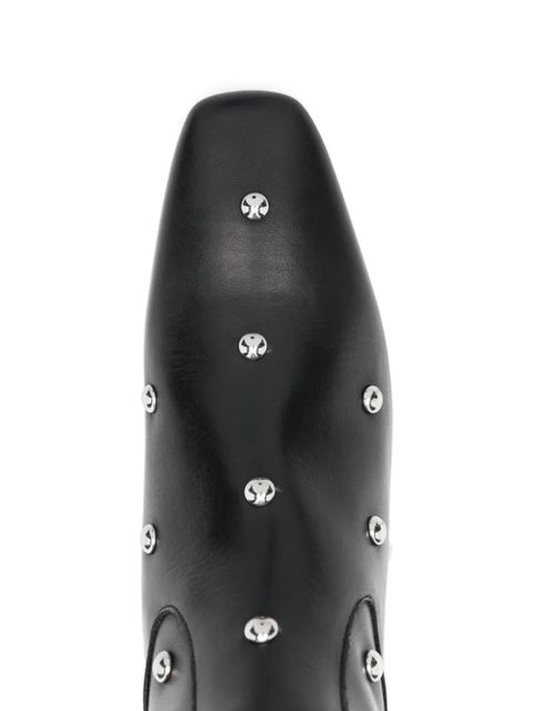 ALOHAS 50mm Nash studded boots - Black