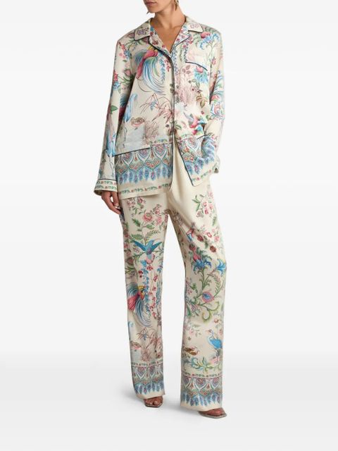 ETRO fauna flora-print twill shirt - Neutrals - zdjęcie produktu nr 2