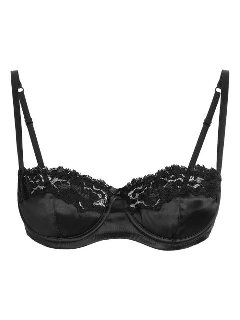 Dolce & Gabbana lace-appliqué balconette bra - Black - zdjęcie produktu nr 1