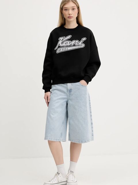 Karl Kani bluza damska kolor czarny z nadrukiem PD00005444 - zdjęcie produktu nr 2