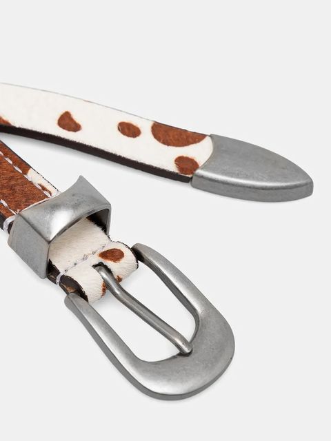 Answear.LAB pasek skórzany damski kolor brązowy - zdjęcie produktu nr 2