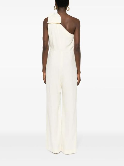 Chloé one-shoulder linen jumpsuit - Yellow - zdjęcie produktu nr 2
