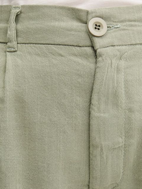 Answear.LAB szorty damskie kolor zielony gładkie high waist - zdjęcie produktu nr 2