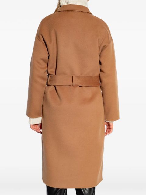 ANINE BING Dylan belted double-breasted coat - Brown