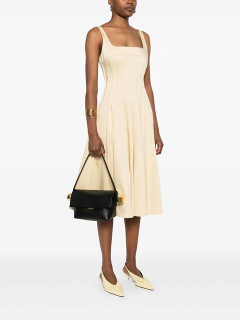 Jacquemus Le Grand Rond Carré shoulder bag - Black - zdjęcie produktu nr 2