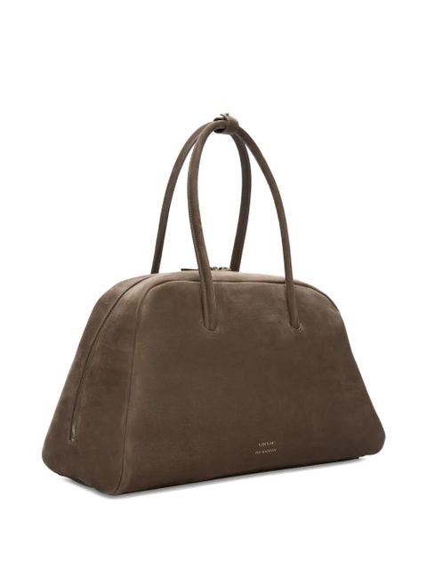 LouLou de Saison Aaja suede zip tote bag - Brown