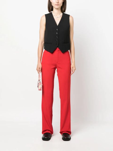 Zadig&Voltaire Pistol straight-leg trousers - Red