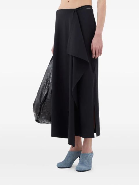 Sunnei draped ruffled skirt - Black - zdjęcie produktu nr 2