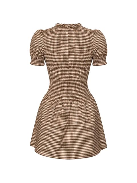Reformation Leannah mini dress - Brown - zdjęcie produktu nr 2