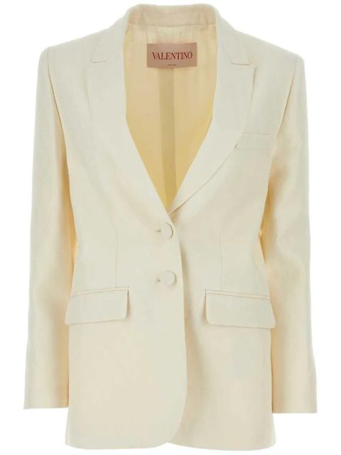Valentino Garavani Toile Iconographe single-breasted blazer - Neutrals - zdjęcie produktu nr 1