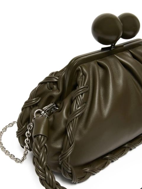 Weekend Max Mara WKAlecito sphere-detail clutch bag - Green