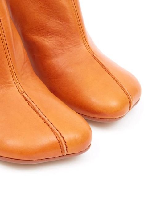 MM6 Maison Margiela anatomic-toe leather mules - Orange