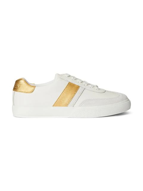 Lauren Ralph Lauren sneakersy skórzane Braylee - zdjęcie produktu nr 2
