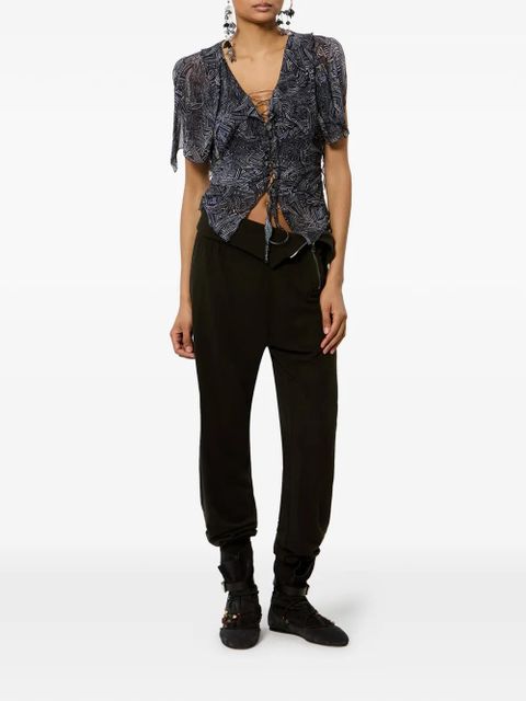 ISABEL MARANT Thanais blouse - Blue - zdjęcie produktu nr 2