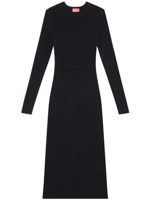 Diesel M-Pelagos cut-out detail midi dress - Black - zdjęcie produktu nr 1