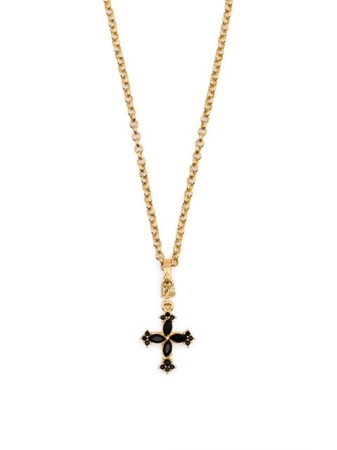 Dolce & Gabbana cross-pendant hain necklace - Gold - zdjęcie produktu nr 1