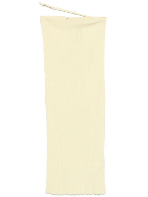 Jacquemus La jupe Pralù midi skirt - Yellow - zdjęcie produktu nr 1