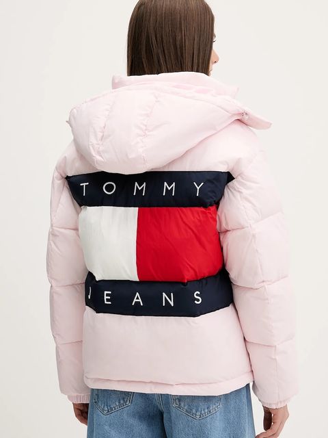 Tommy Jeans kurtka kolor różowy zimowa DW0DW22041 - zdjęcie produktu nr 1