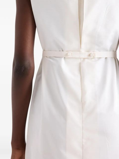 Prada faille dress - White