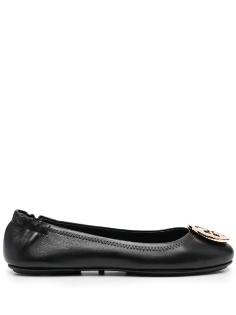 Tory Burch Minnie travel ballerina shoes - Black - zdjęcie produktu nr 1