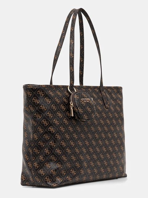 Guess torebka POWER PLAY kolor brązowy HWQG71 24240