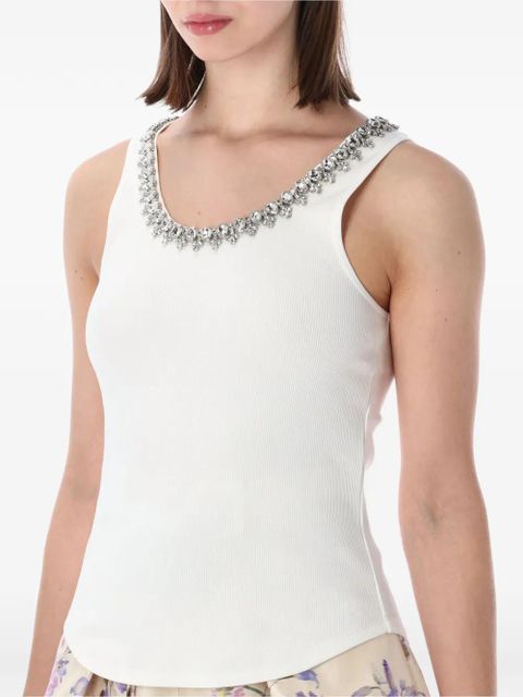 ZIMMERMANN embellished sleeveless tank top - Neutrals