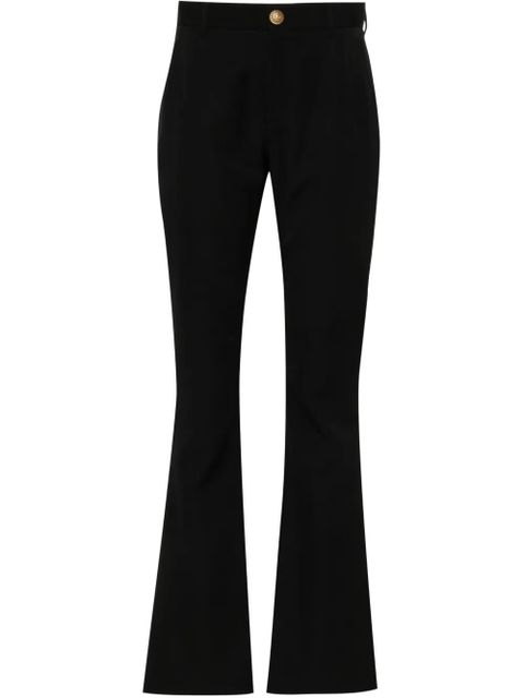 Balmain twill flared trousers - Black - zdjęcie produktu nr 1