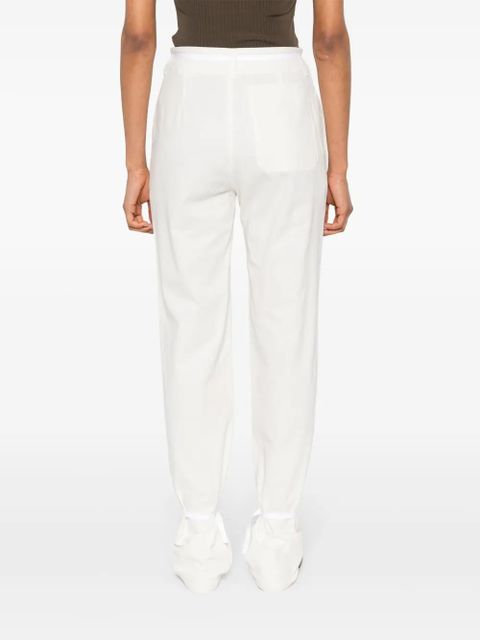 LEMAIRE cotton straight trousers - Neutrals
