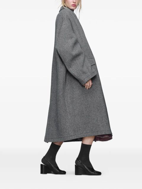 Maison Margiela single-breasted coat - Grey - zdjęcie produktu nr 2