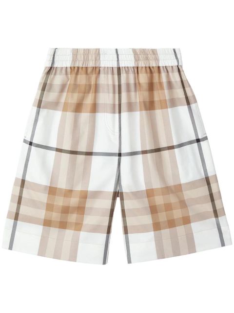 Burberry Signature Check-print shorts - Neutrals - zdjęcie produktu nr 1