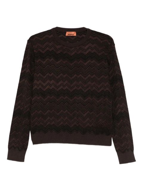 Missoni crew-neck sweater - Brown - zdjęcie produktu nr 1