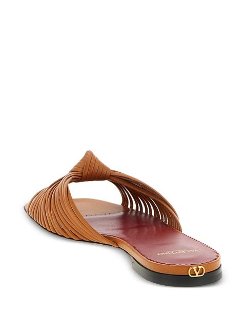 Valentino Garavani Annet knot-detail sandals - Brown