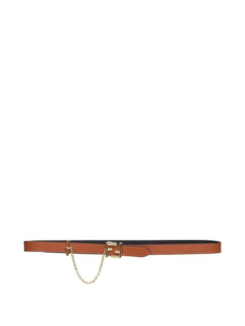 FENDI FF buckle chain belt - Black