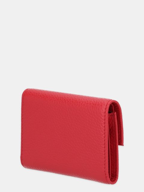 Coccinelle portfel skórzany damski kolor czerwony E2 MD5 11 F0 01