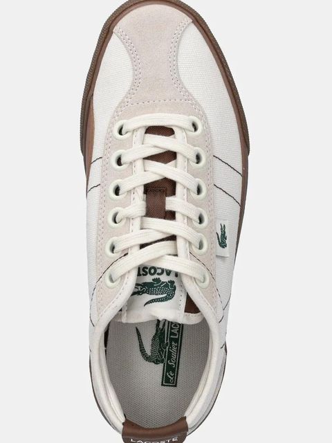 Lacoste sneakersy BACKSLAM damskie kolor beżowy 49CFA0007