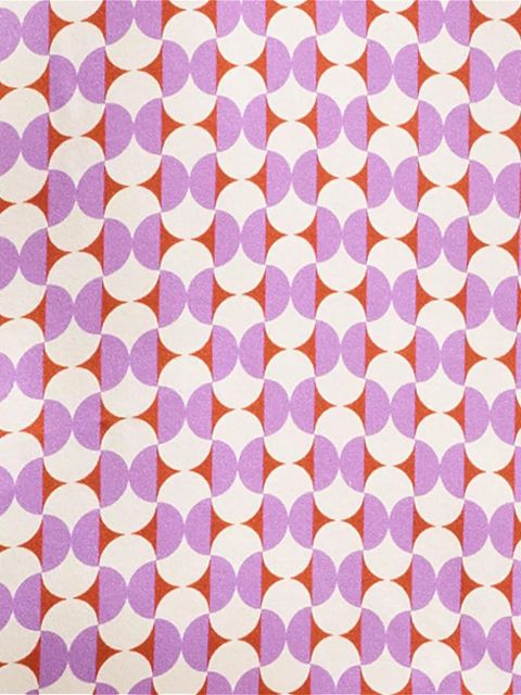 ERES Disque geometric-print silk pyjama top - Purple - zdjęcie produktu nr 2