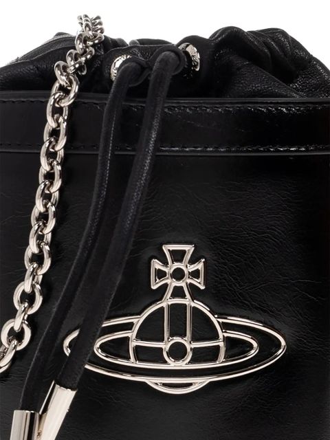 Vivienne Westwood orb-embellished bucket bag - Black