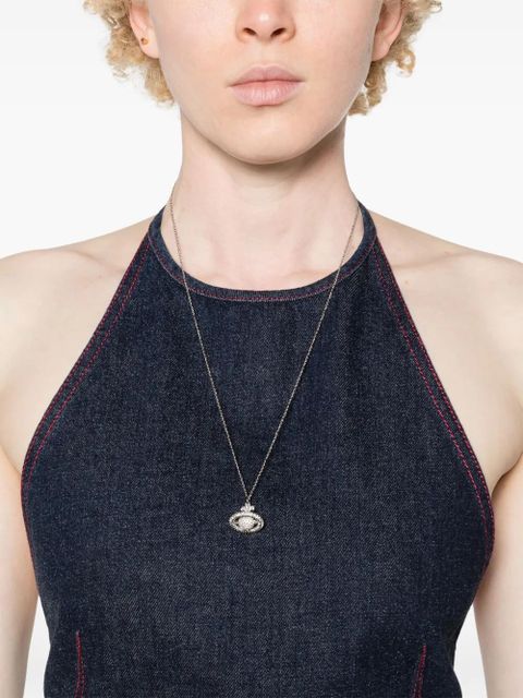 Vivienne Westwood small Grace Orb-pendant necklace - Silver