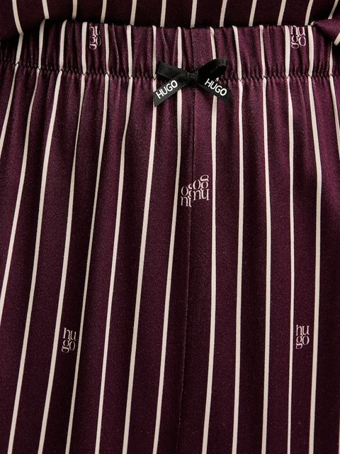 HUGO szorty piżamowe UNIQUE SHORTS damska kolor fioletowy 50556739