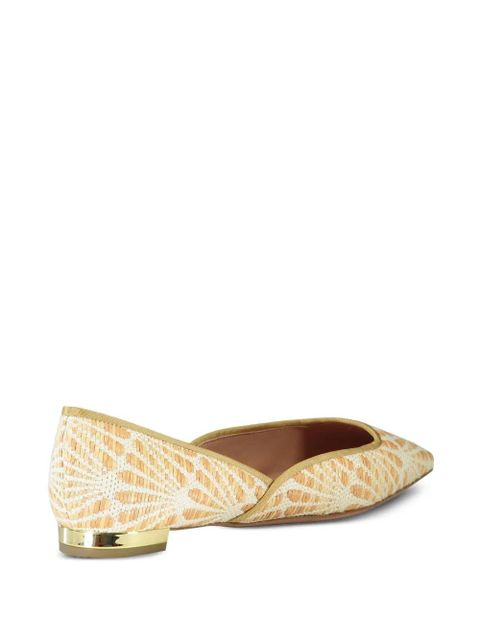 Aquazzura Maia raffia flat pumps - Neutrals - zdjęcie produktu nr 2