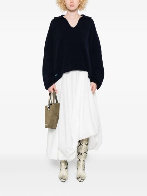 Alanui polo-neck sweater - Blue