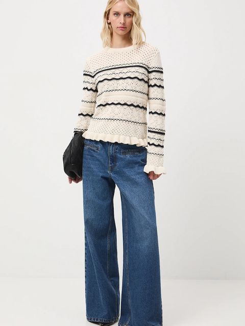 Medicine sweter damski kolor beżowy - zdjęcie produktu nr 1