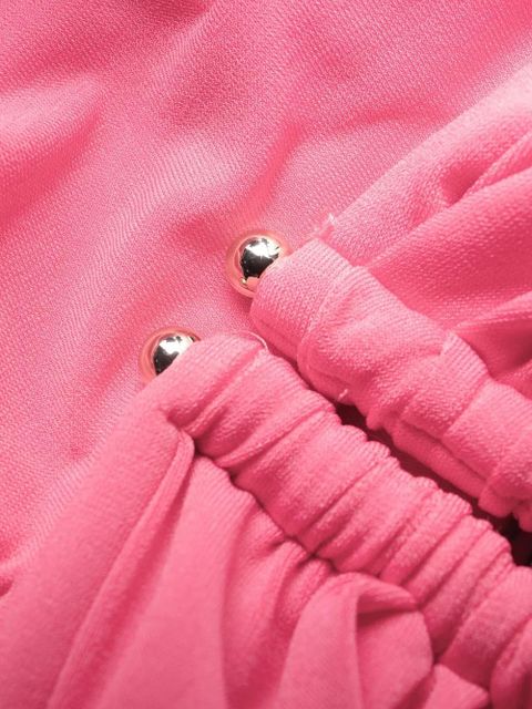 Self-Portrait ruched-detail strapless dress - Pink