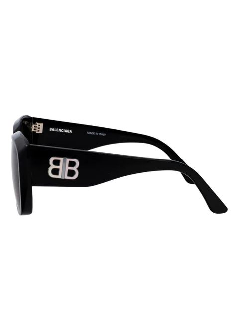Balenciaga Eyewear BB-logo square sunglasses - Black