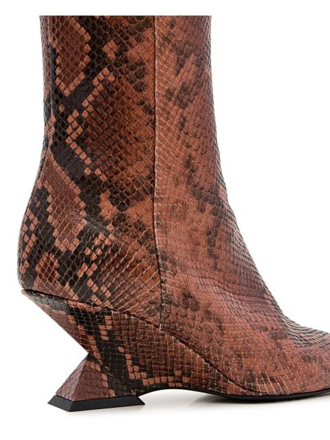 The Attico 60mm Cheope boots - Brown