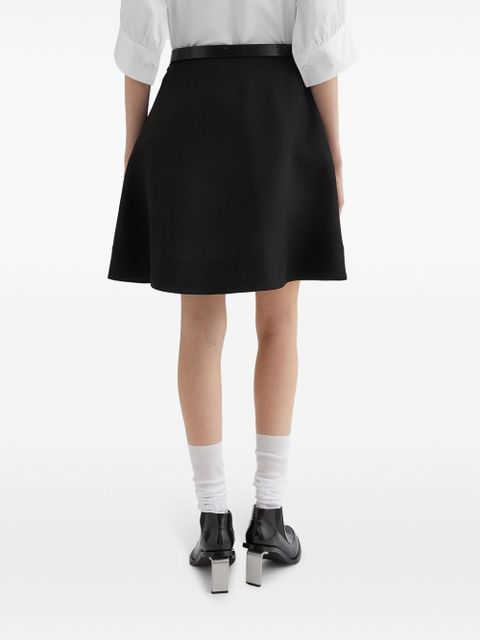 Jil Sander high-waist A-line miniskirt - Black