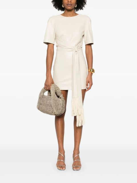 Nanushka knot-detail mini dress - Neutrals - zdjęcie produktu nr 2