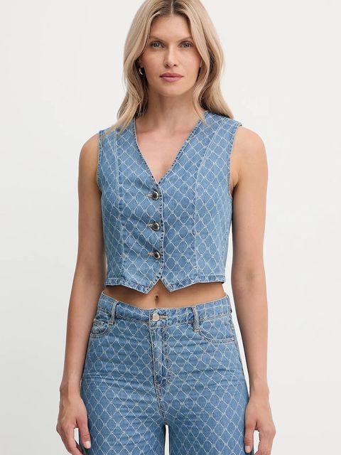 Morgan kamizelka kolor niebieski jednorzędowa COSHEL - zdjęcie produktu nr 1